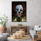 Room Skull by Ali Gulec on GIANT ART - white photo manipulation