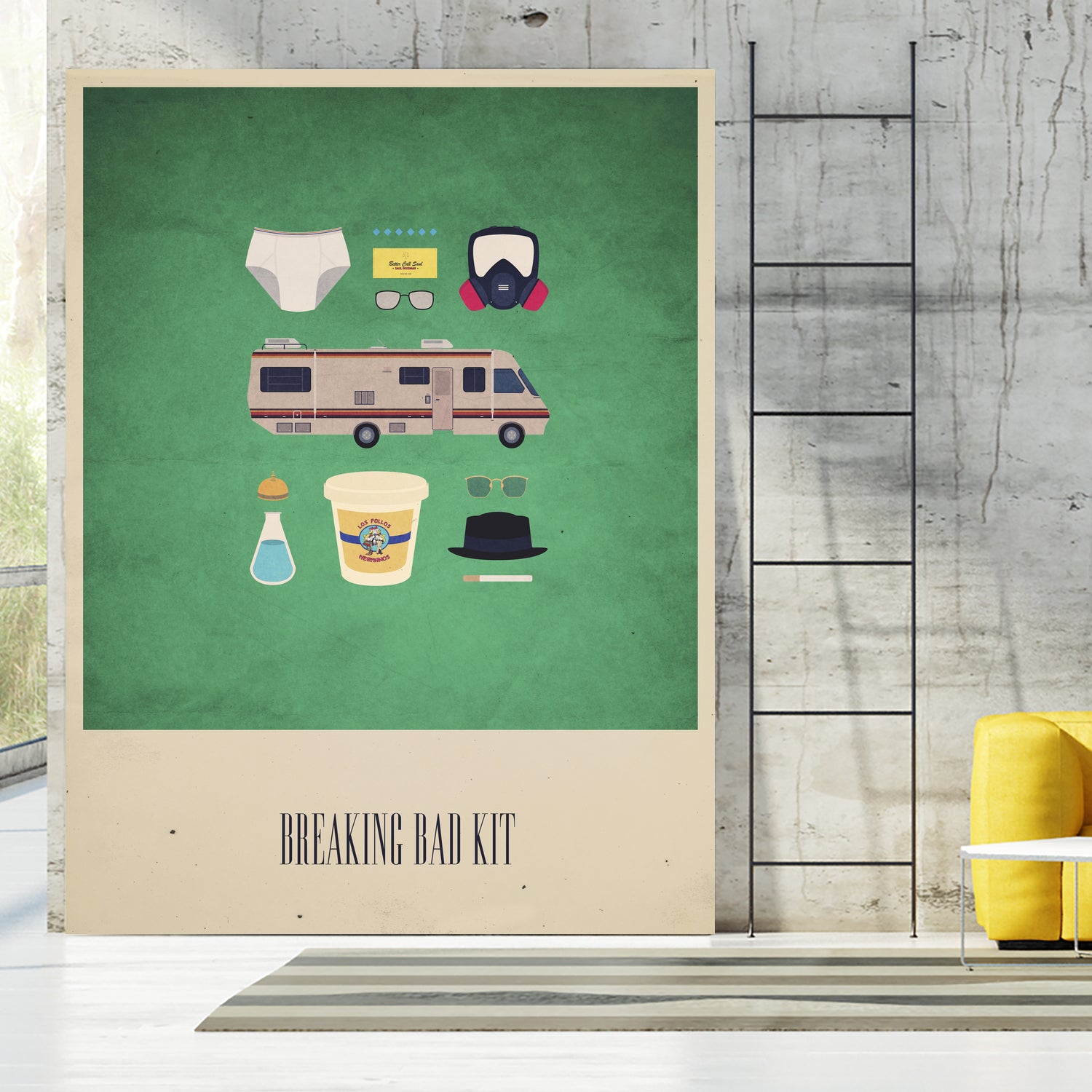 The Breaking Bad Kit by A F on GIANT ART - green digital drawing