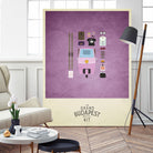 The Grand Budapest Hotel Kit by A F on GIANT ART - pink typography