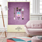 The Grand Budapest Hotel Kit by A F on GIANT ART - pink typography