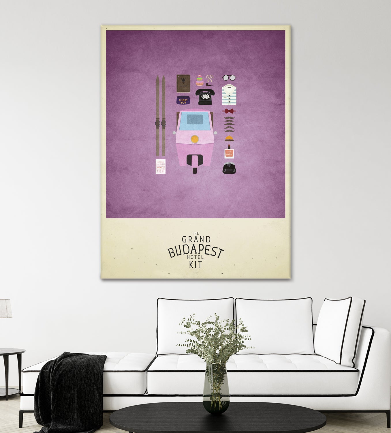 The Grand Budapest Hotel Kit by A F on GIANT ART - pink typography