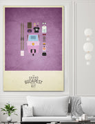 The Grand Budapest Hotel Kit by A F on GIANT ART - pink typography