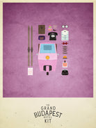 The Grand Budapest Hotel Kit by A F on GIANT ART - pink typography