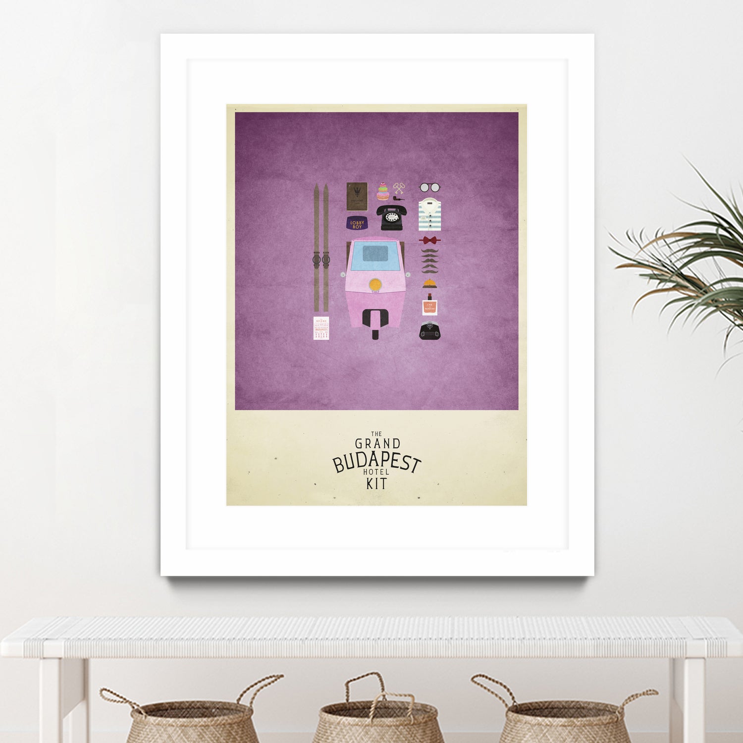 The Grand Budapest Hotel Kit by A F on GIANT ART - pink typography