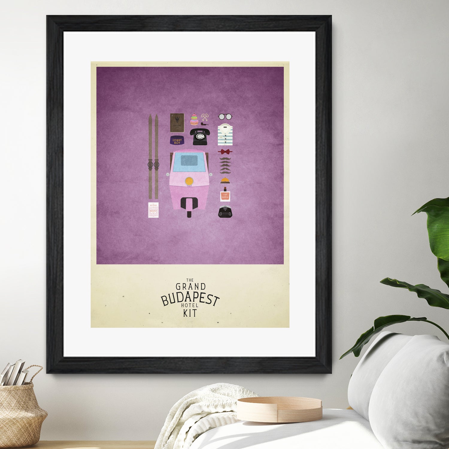 The Grand Budapest Hotel Kit by A F on GIANT ART - pink typography