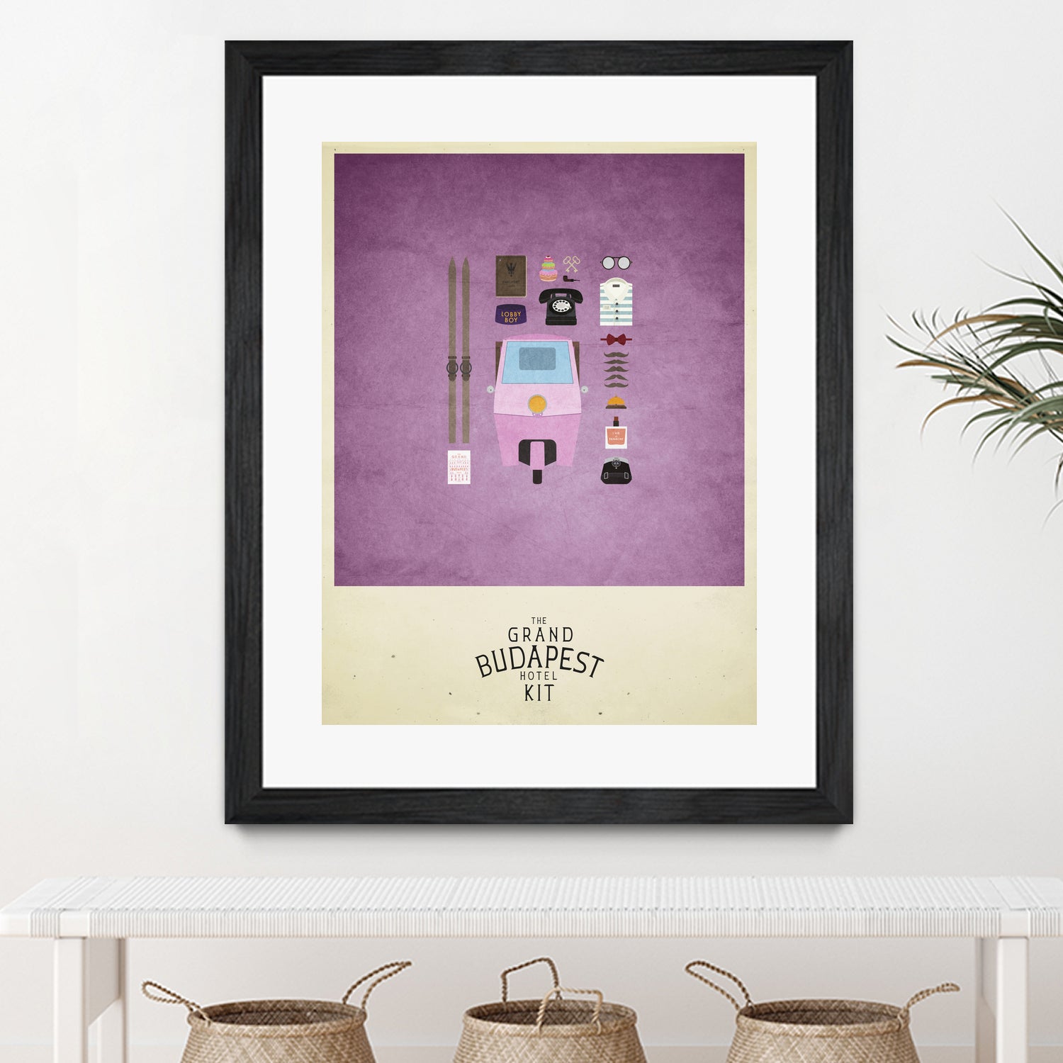 The Grand Budapest Hotel Kit by A F on GIANT ART - pink typography