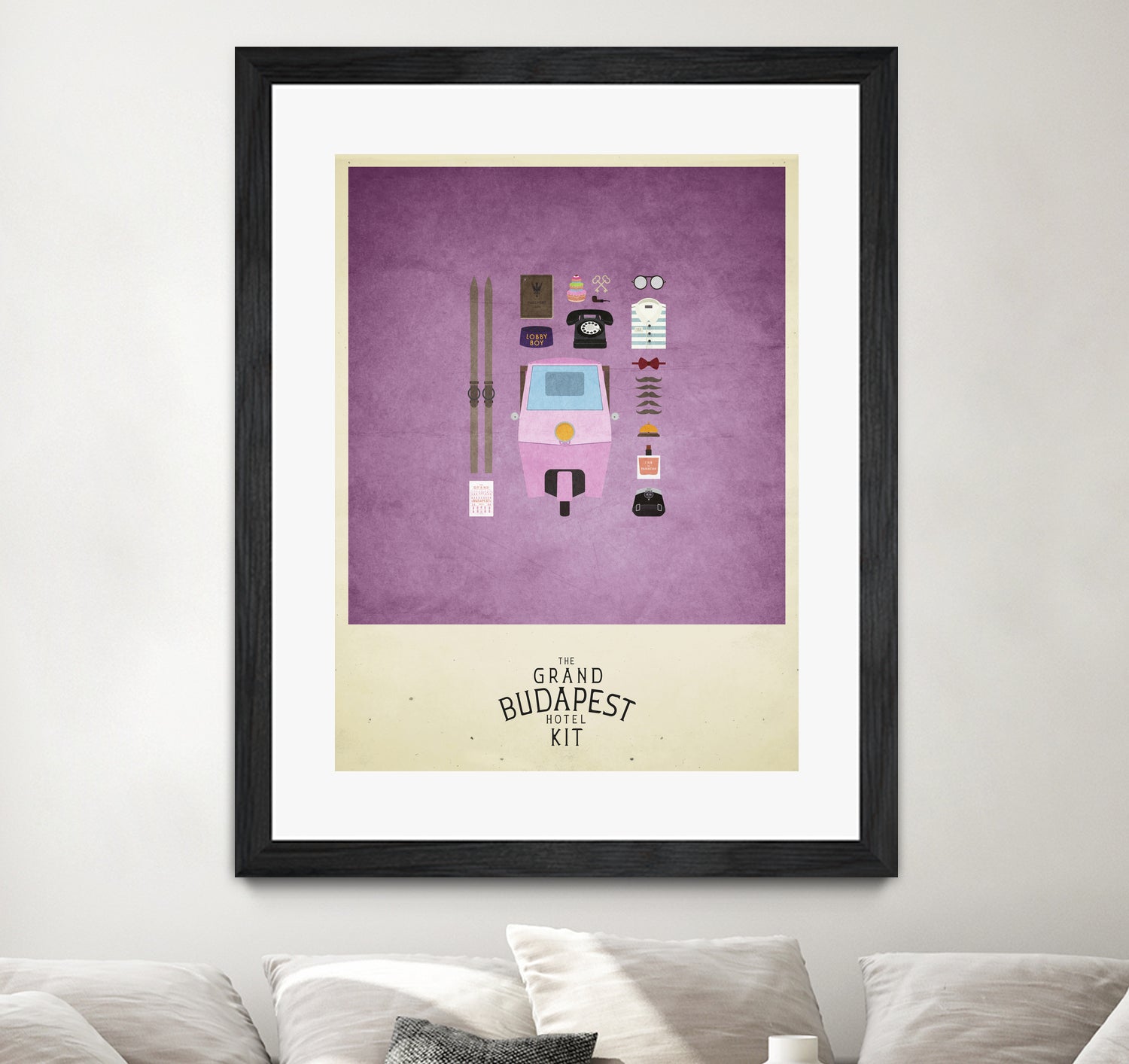 The Grand Budapest Hotel Kit by A F on GIANT ART - pink typography