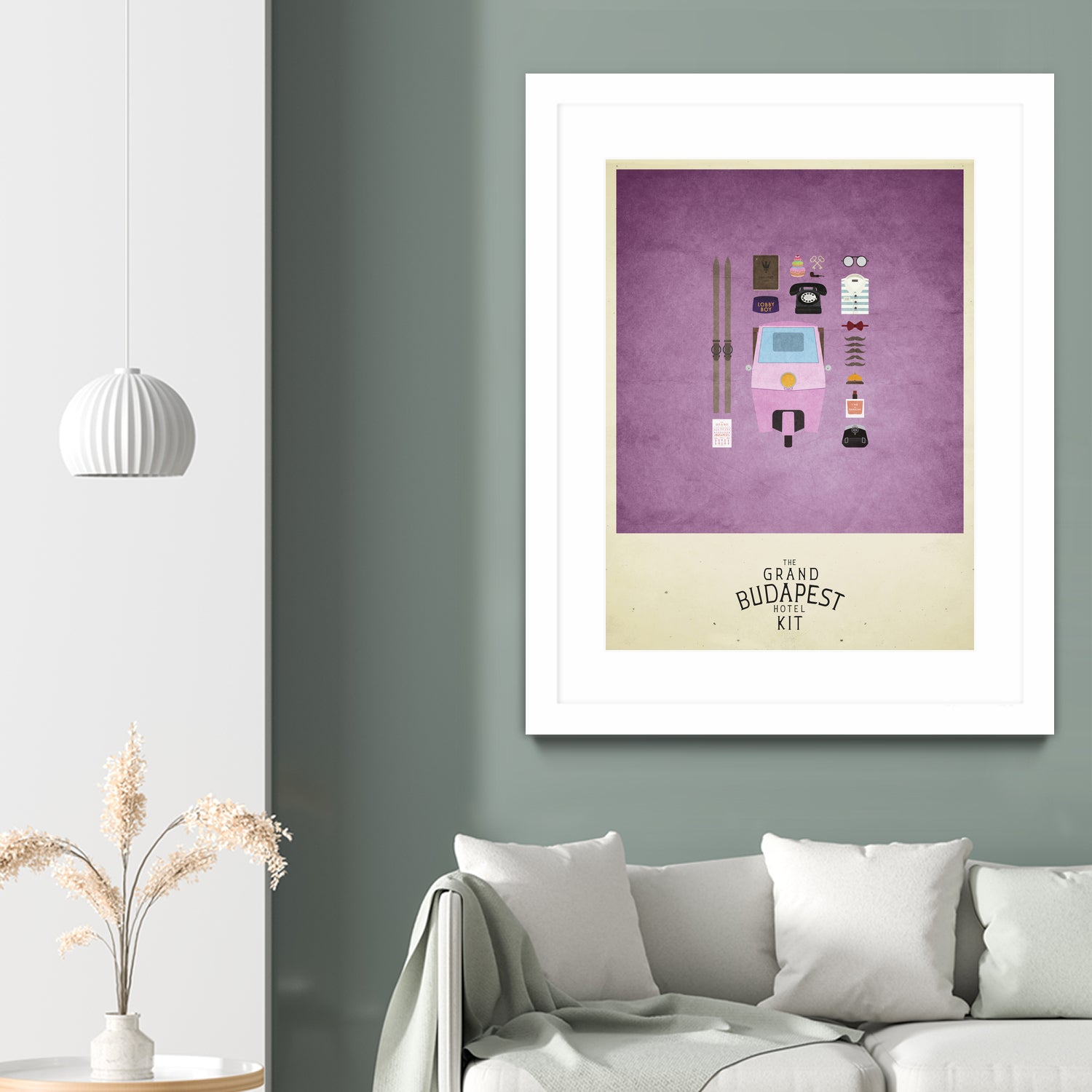 The Grand Budapest Hotel Kit by A F on GIANT ART - pink typography