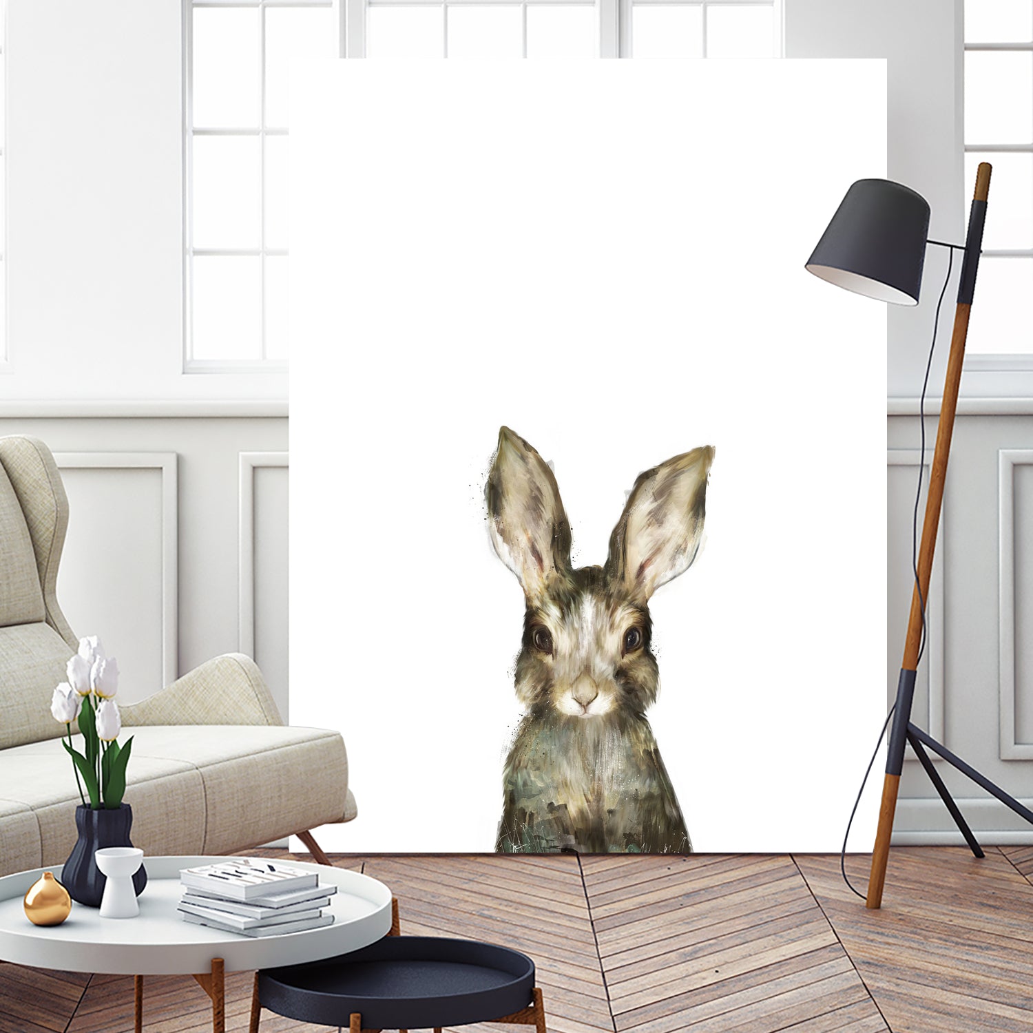 Little Rabbit by Amy Hamilton on GIANT ART - digital painting