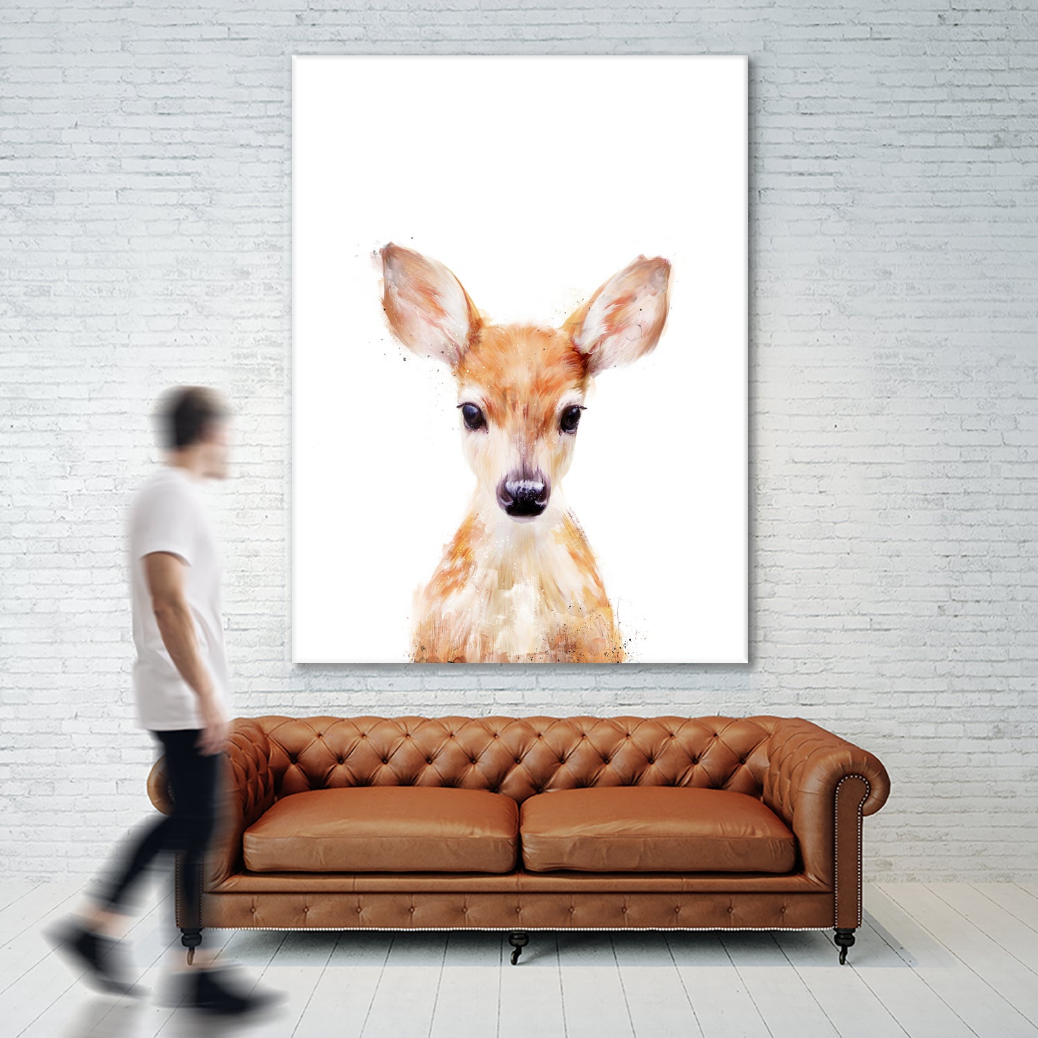 Little Deer by Amy Hamilton on GIANT ART - digital painting