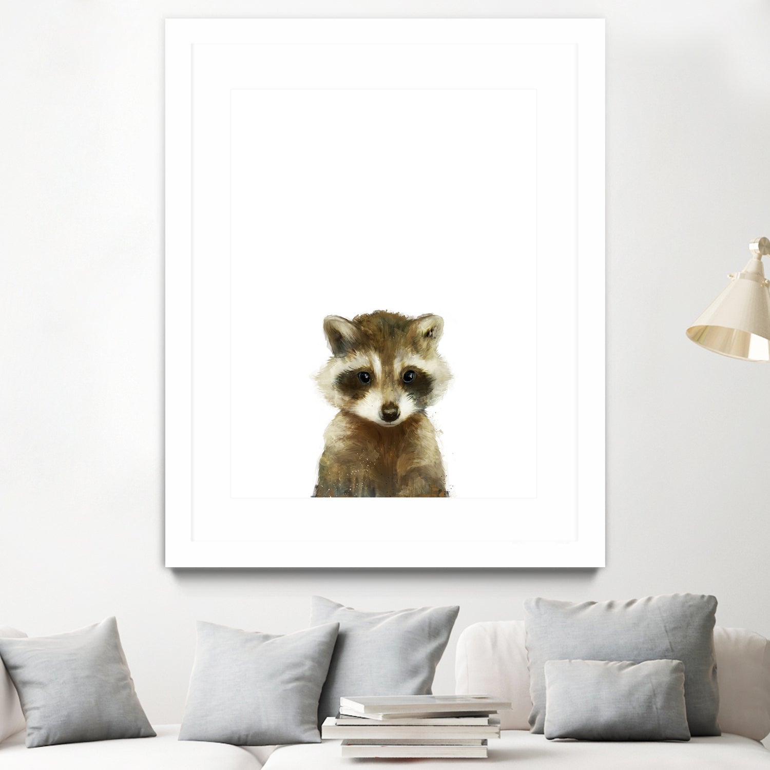 Little Raccoon by Amy Hamilton on GIANT ART - digital painting