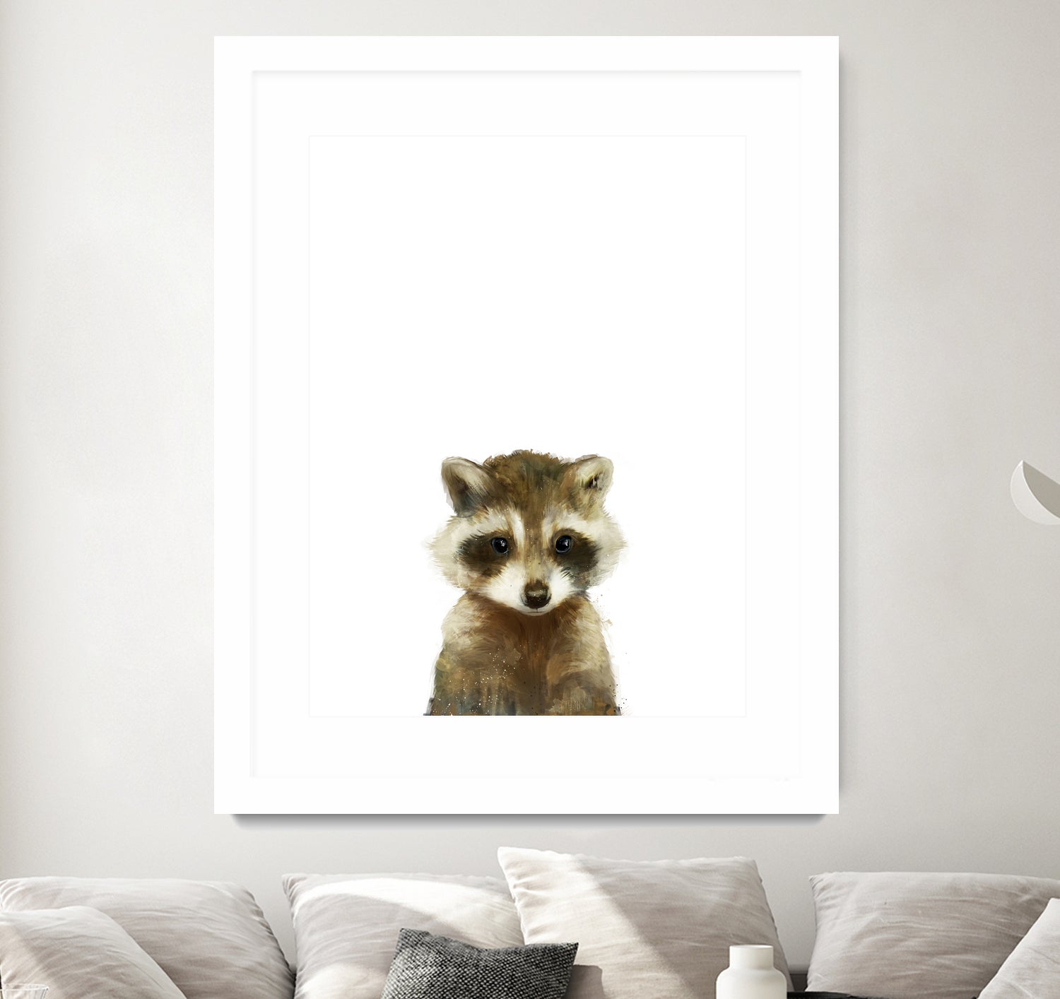 Little Raccoon by Amy Hamilton on GIANT ART - digital painting