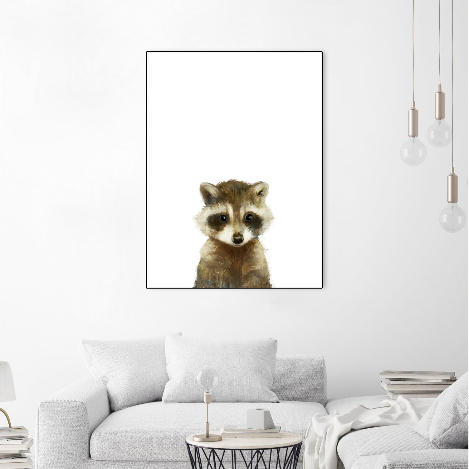 Little Raccoon by Amy Hamilton on GIANT ART - digital painting