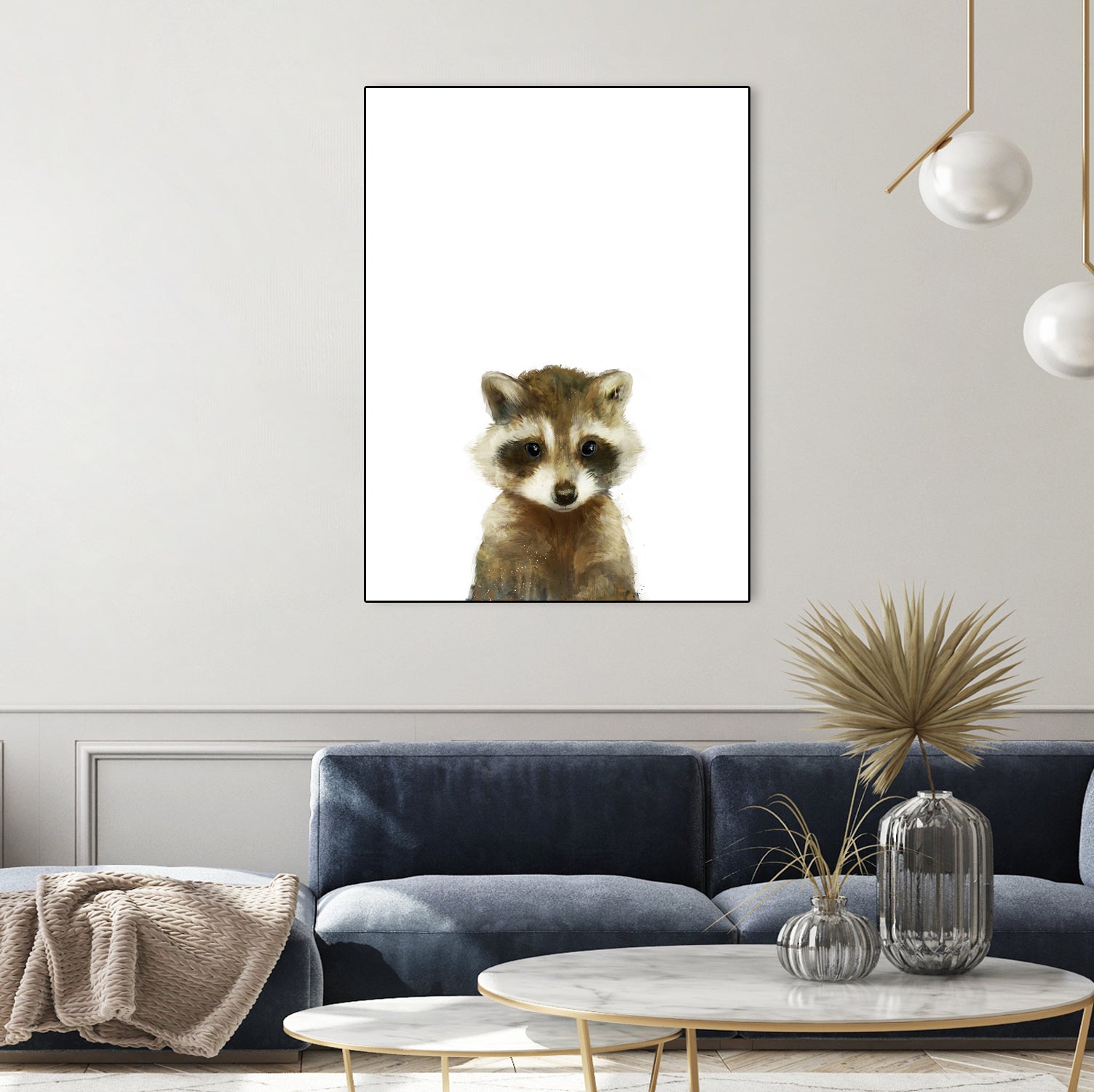 Little Raccoon by Amy Hamilton on GIANT ART - digital painting