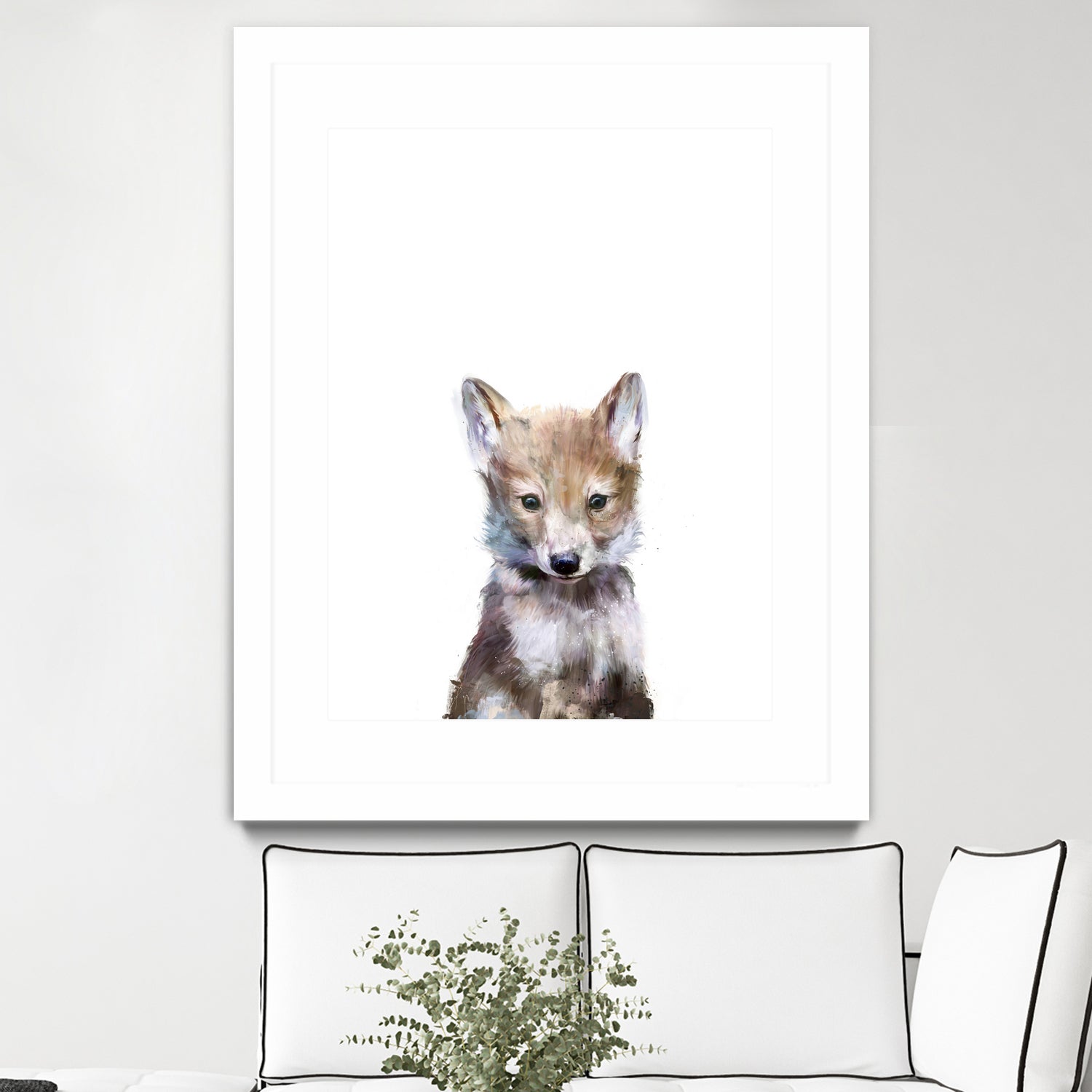 Little Wolf by Amy Hamilton on GIANT ART - digital painting