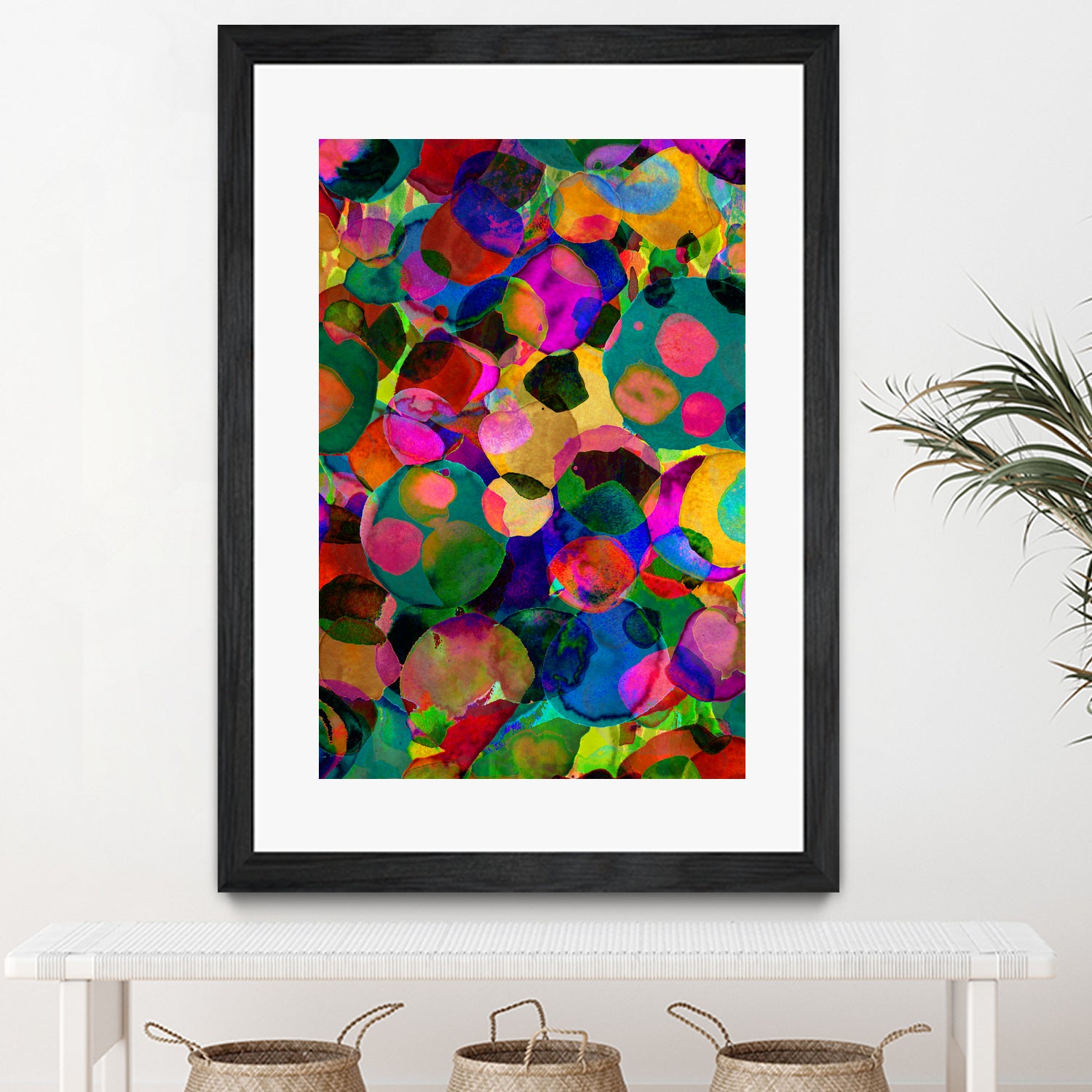 Rainbow Spot by Amy Sia on GIANT ART - mixed media