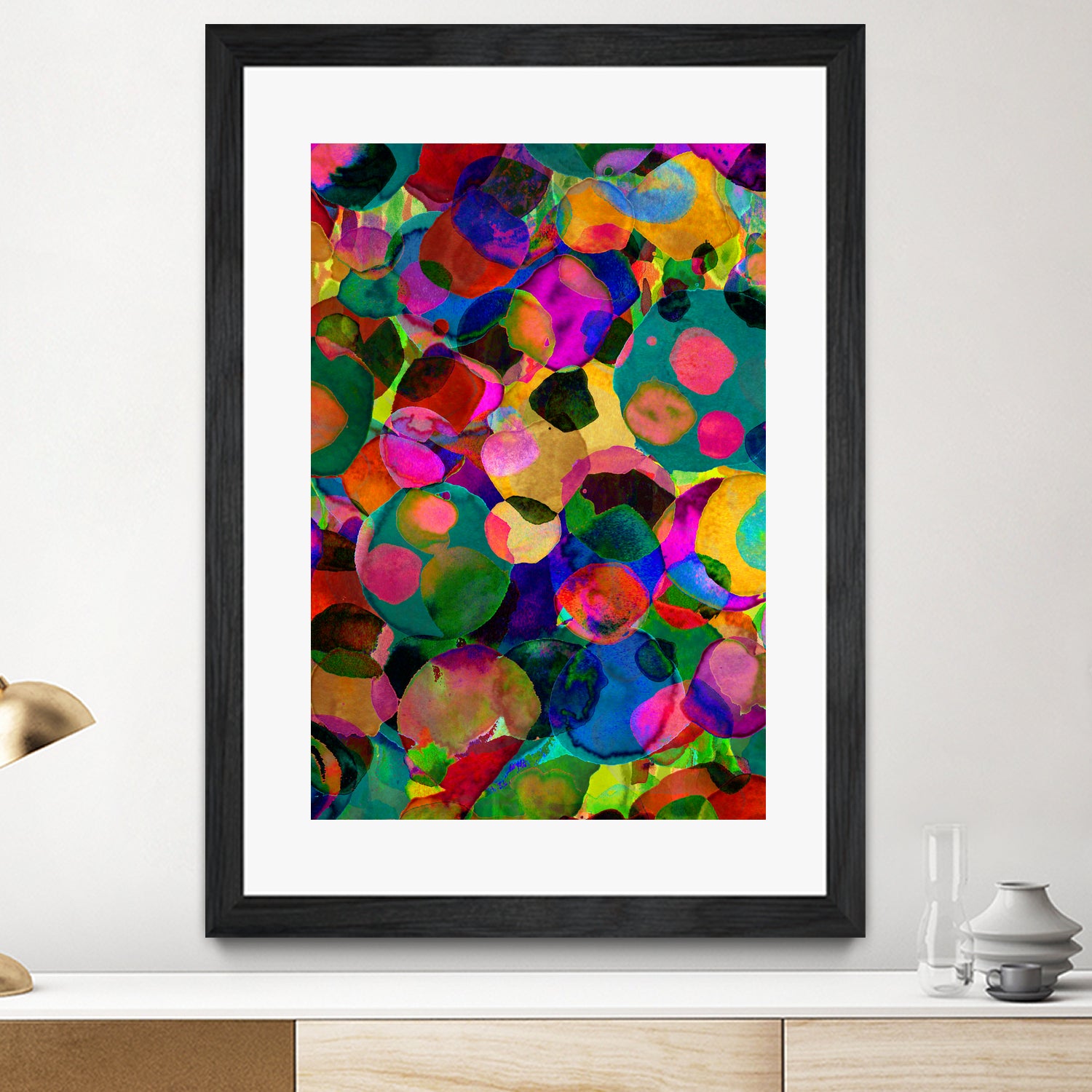 Rainbow Spot by Amy Sia on GIANT ART - mixed media