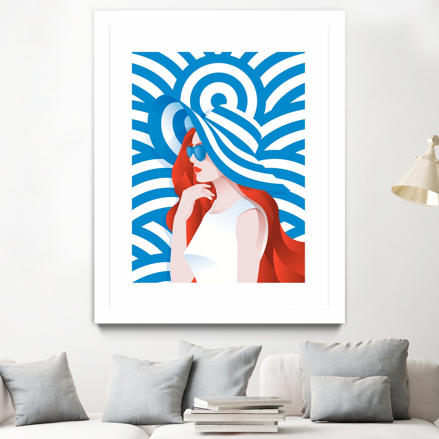 Redhead by Jose Paulino on GIANT ART - white vector illustration