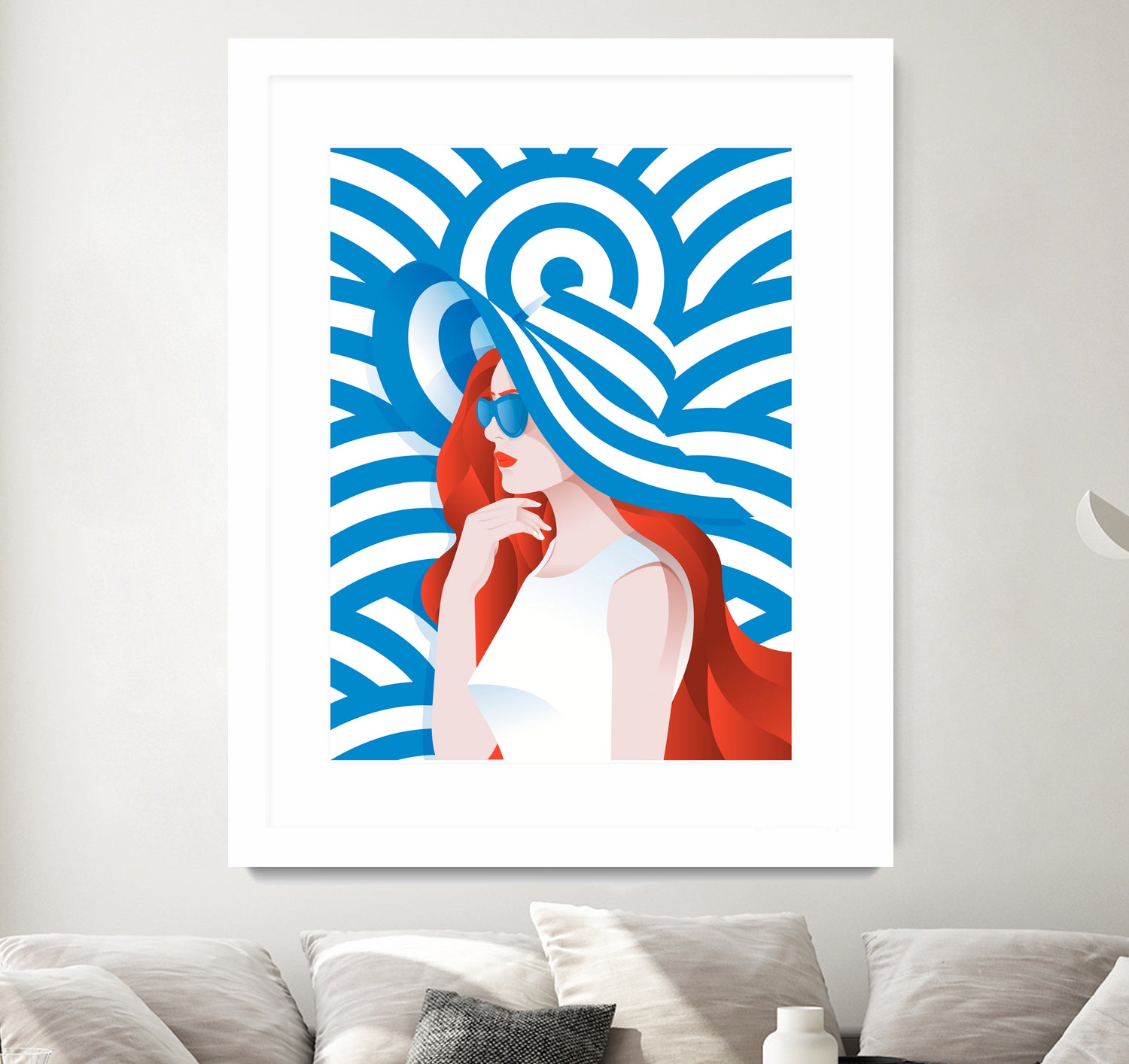 Redhead by Jose Paulino on GIANT ART - white vector illustration