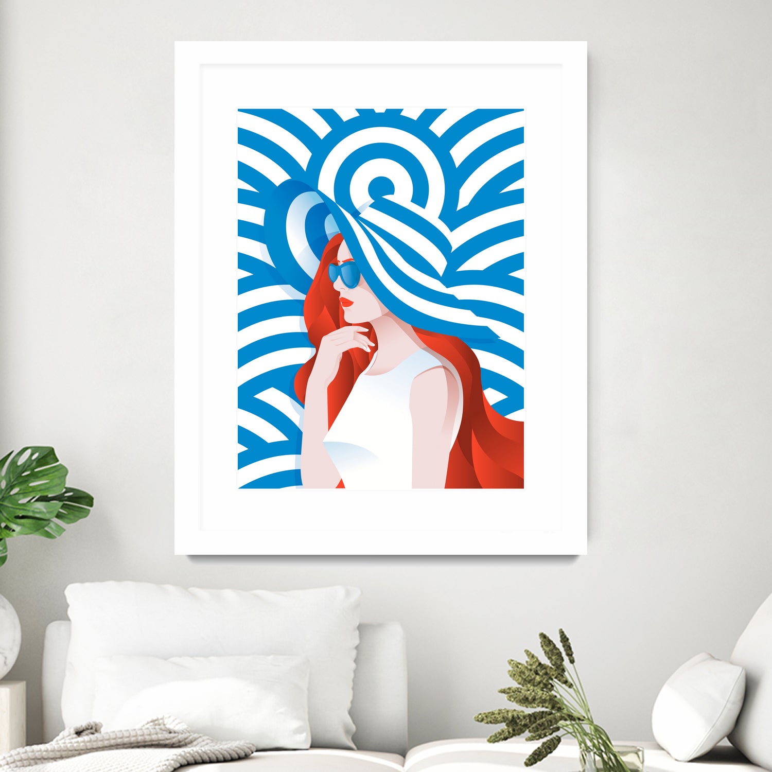 Redhead by Jose Paulino on GIANT ART - white vector illustration