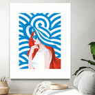 Redhead by Jose Paulino on GIANT ART - white vector illustration