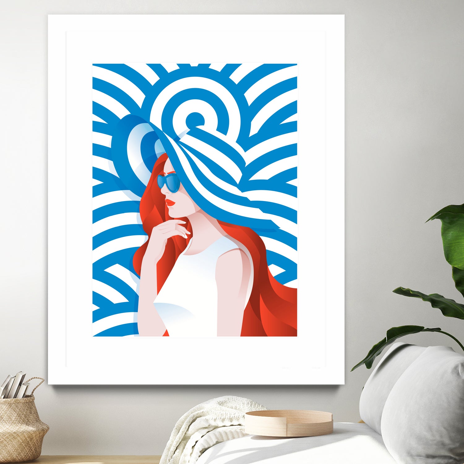 Redhead by Jose Paulino on GIANT ART - white vector illustration