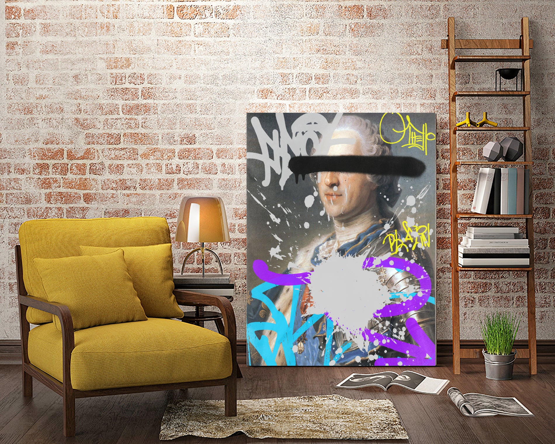 Revolution (King version) by Pedro Molina on GIANT ART - gray mixed media