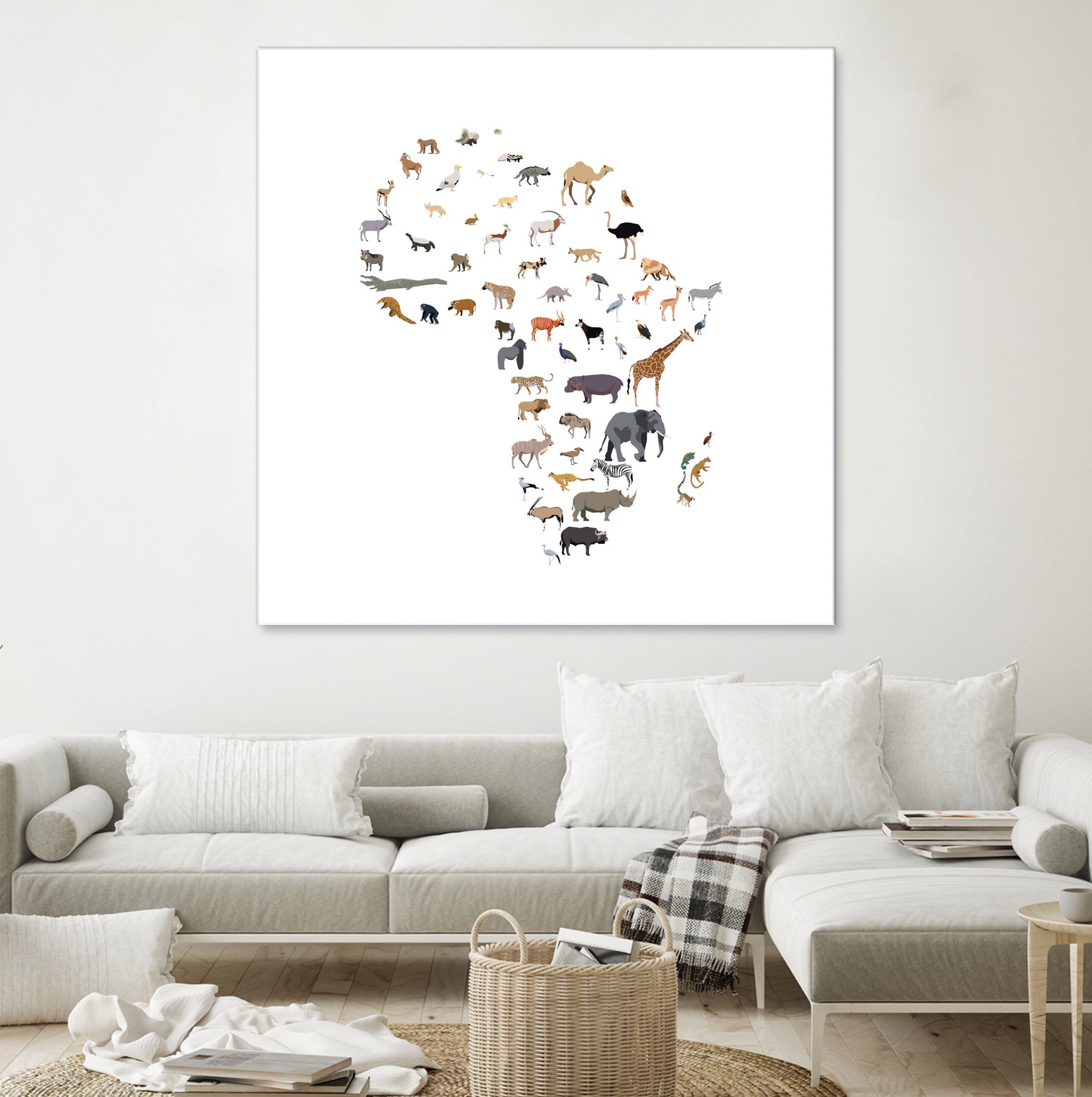 Wild Africa by Rodrigo Esparza-Salas on GIANT ART - white vector illustration