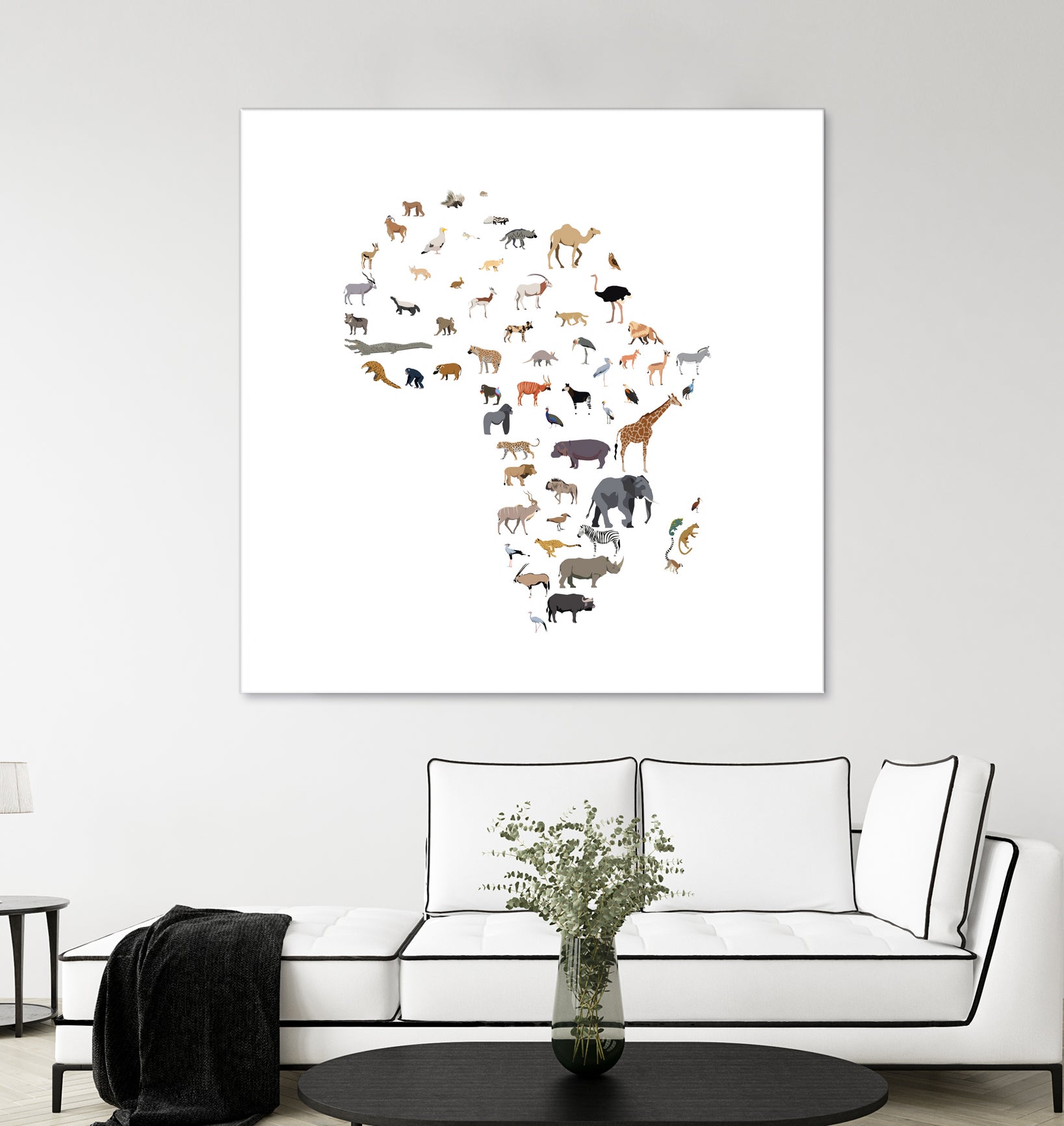 Wild Africa by Rodrigo Esparza-Salas on GIANT ART - white vector illustration