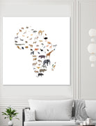 Wild Africa by Rodrigo Esparza-Salas on GIANT ART - white vector illustration