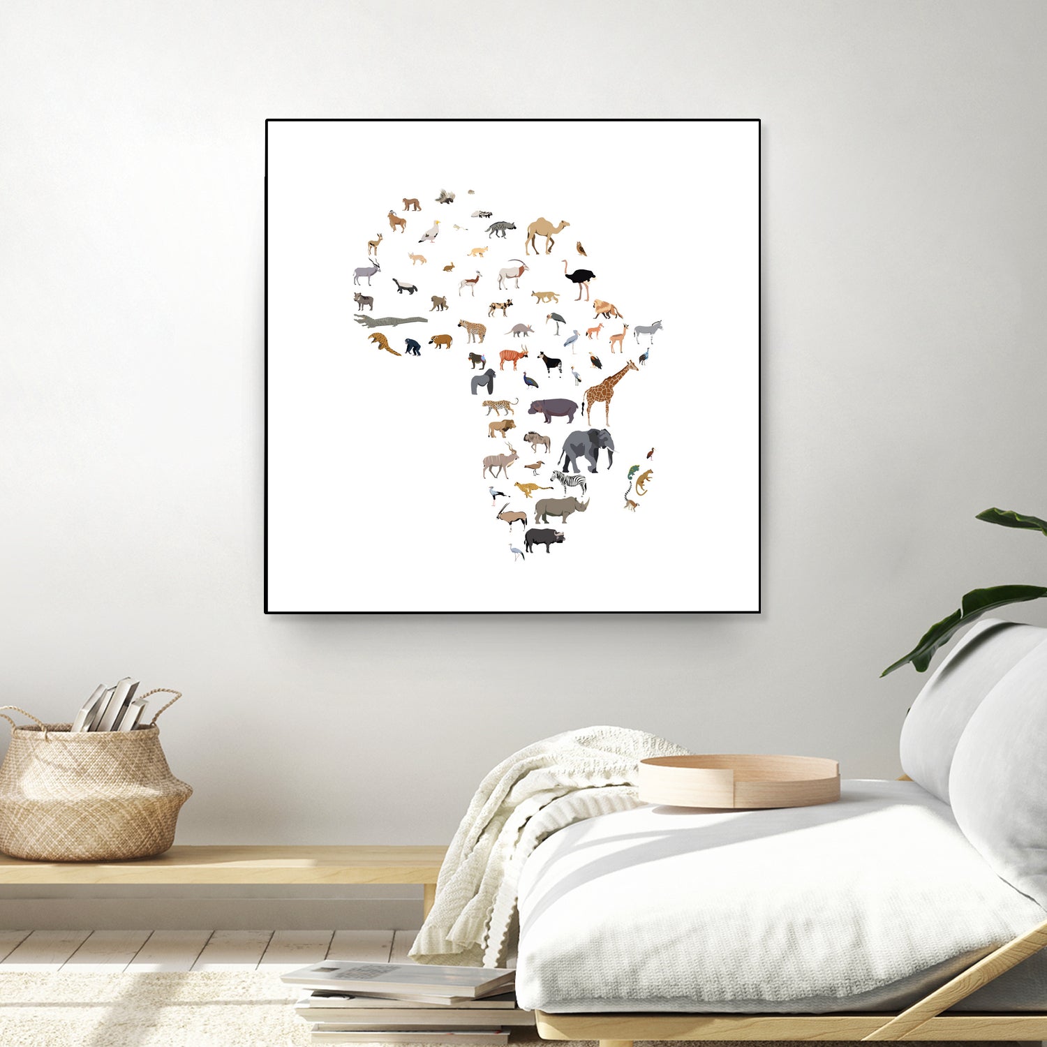 Wild Africa by Rodrigo Esparza-Salas on GIANT ART - white vector illustration