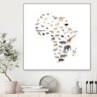 Wild Africa by Rodrigo Esparza-Salas on GIANT ART - white vector illustration