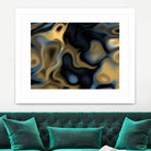 Blue Gold by christy Leigh hodgin on GIANT ART - blue digital painting