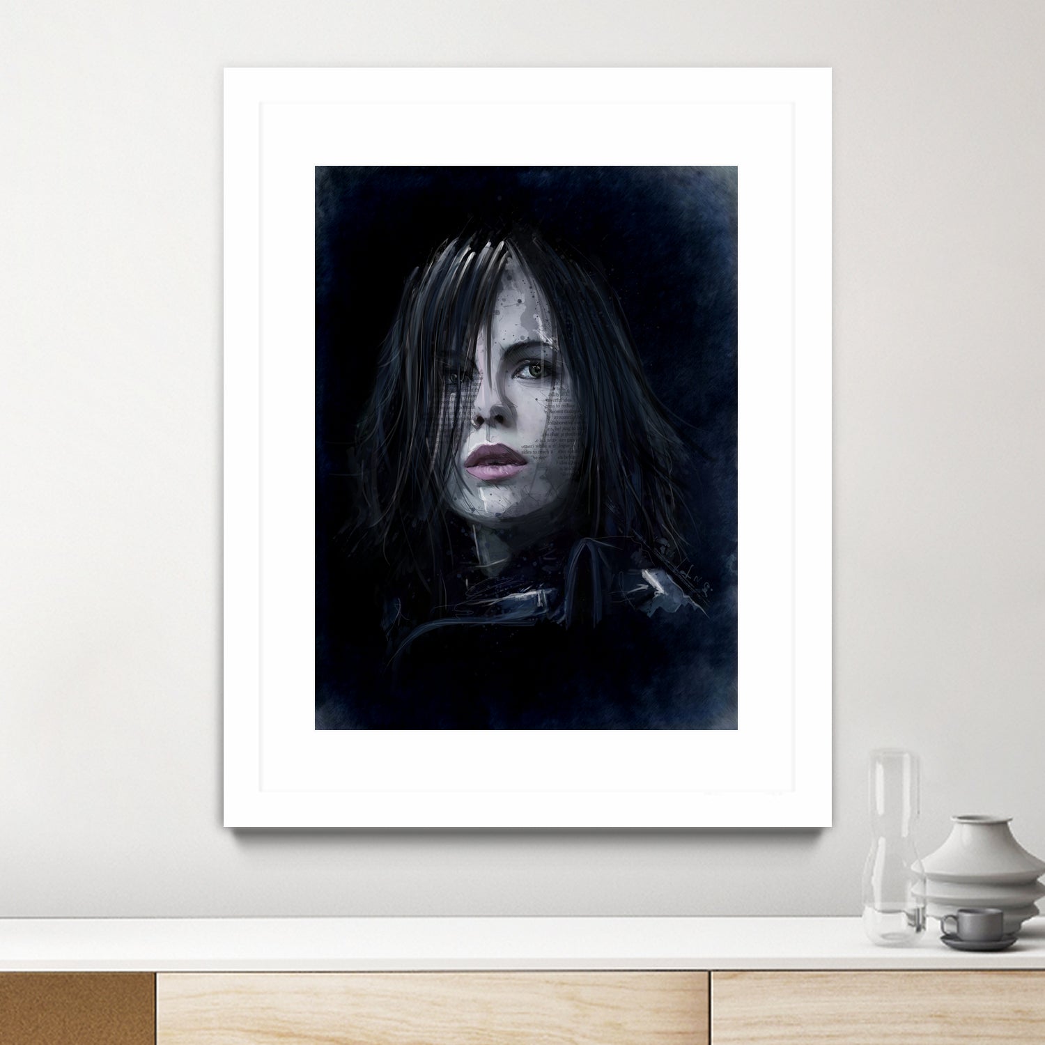 Selene by Claudio Tosi on GIANT ART - black digital painting