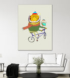 Tiger & Owl Bike by Ashley Percival on GIANT ART - digital drawing