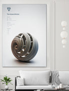 The Aizawa Attractor by . Chaotic Atmospheres on GIANT ART - gray 3d art