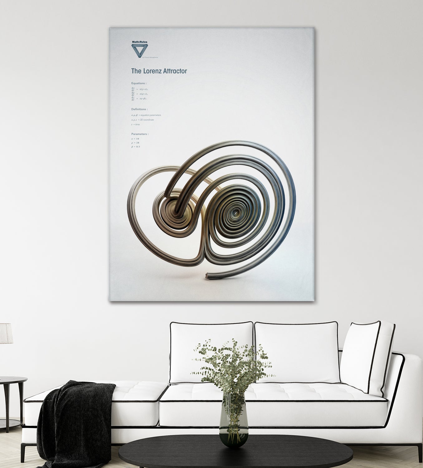 The Lorenz Attractor by . Chaotic Atmospheres on GIANT ART - 3d art