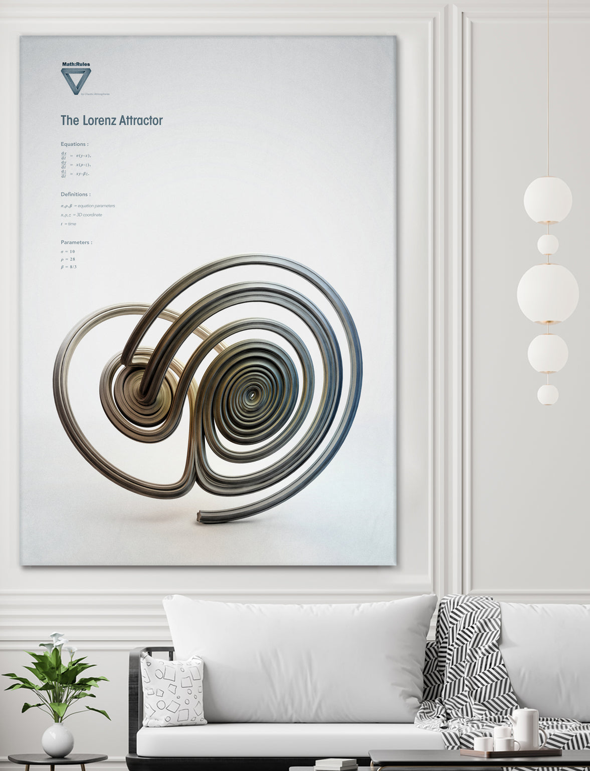 The Lorenz Attractor by . Chaotic Atmospheres on GIANT ART - 3d art