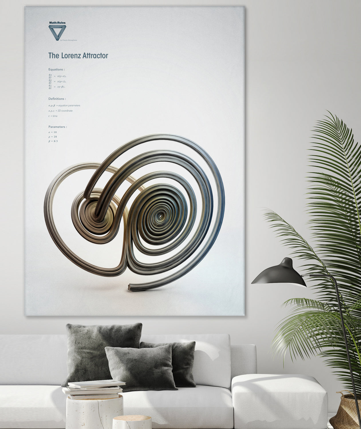 The Lorenz Attractor by . Chaotic Atmospheres on GIANT ART - 3d art