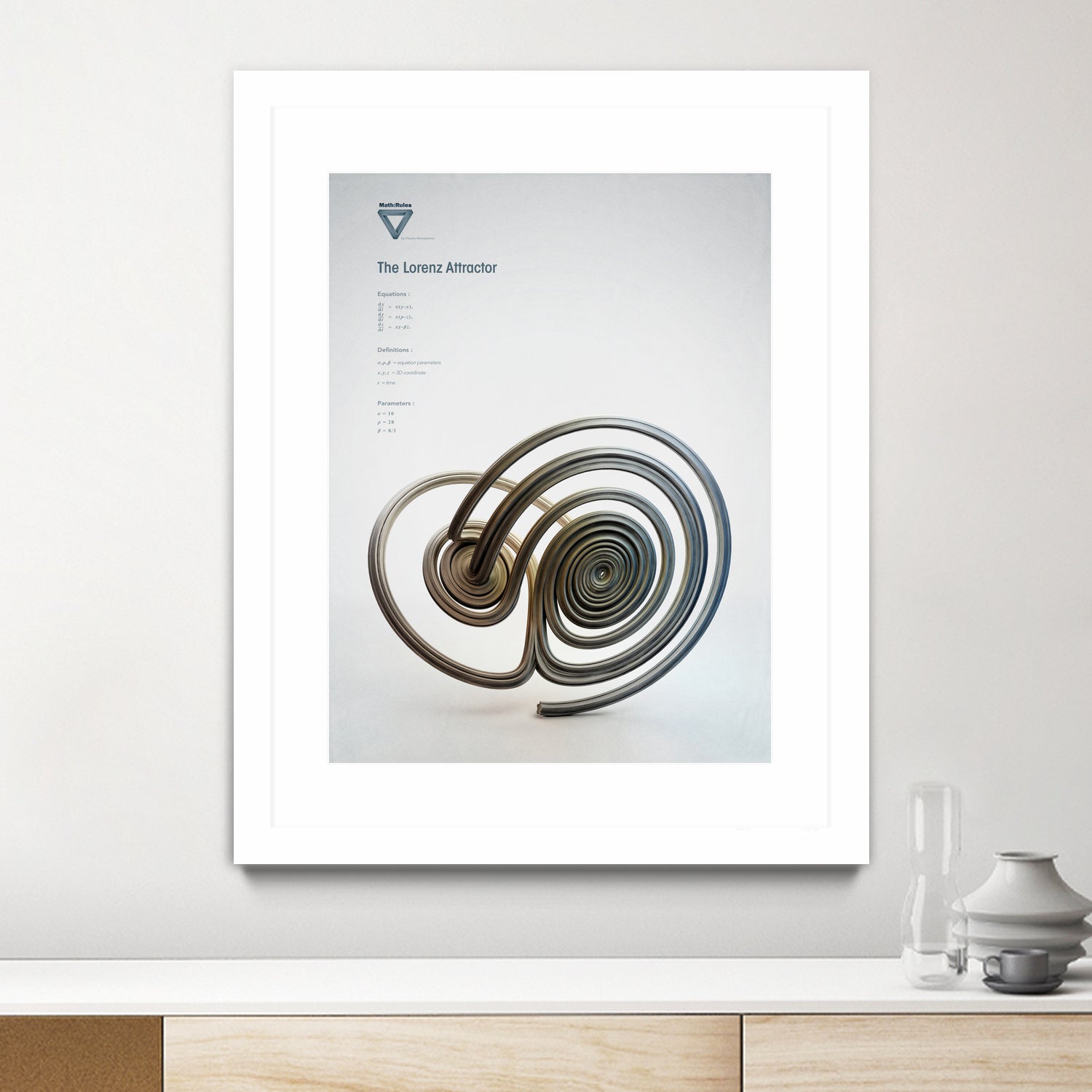 The Lorenz Attractor by . Chaotic Atmospheres on GIANT ART - 3d art