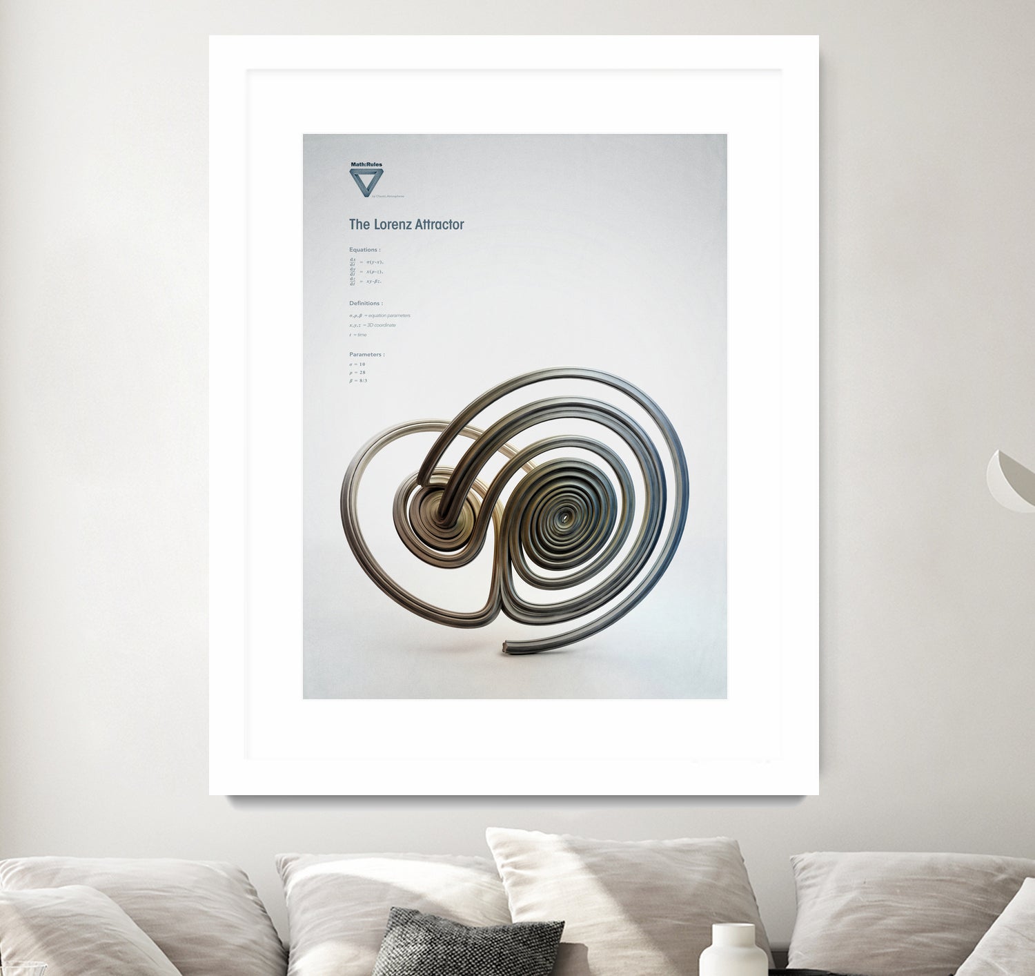 The Lorenz Attractor by . Chaotic Atmospheres on GIANT ART - 3d art