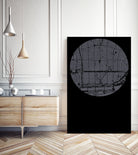 Buenos Aires map engraving by Javier Ruiz on GIANT ART - gray digital drawing