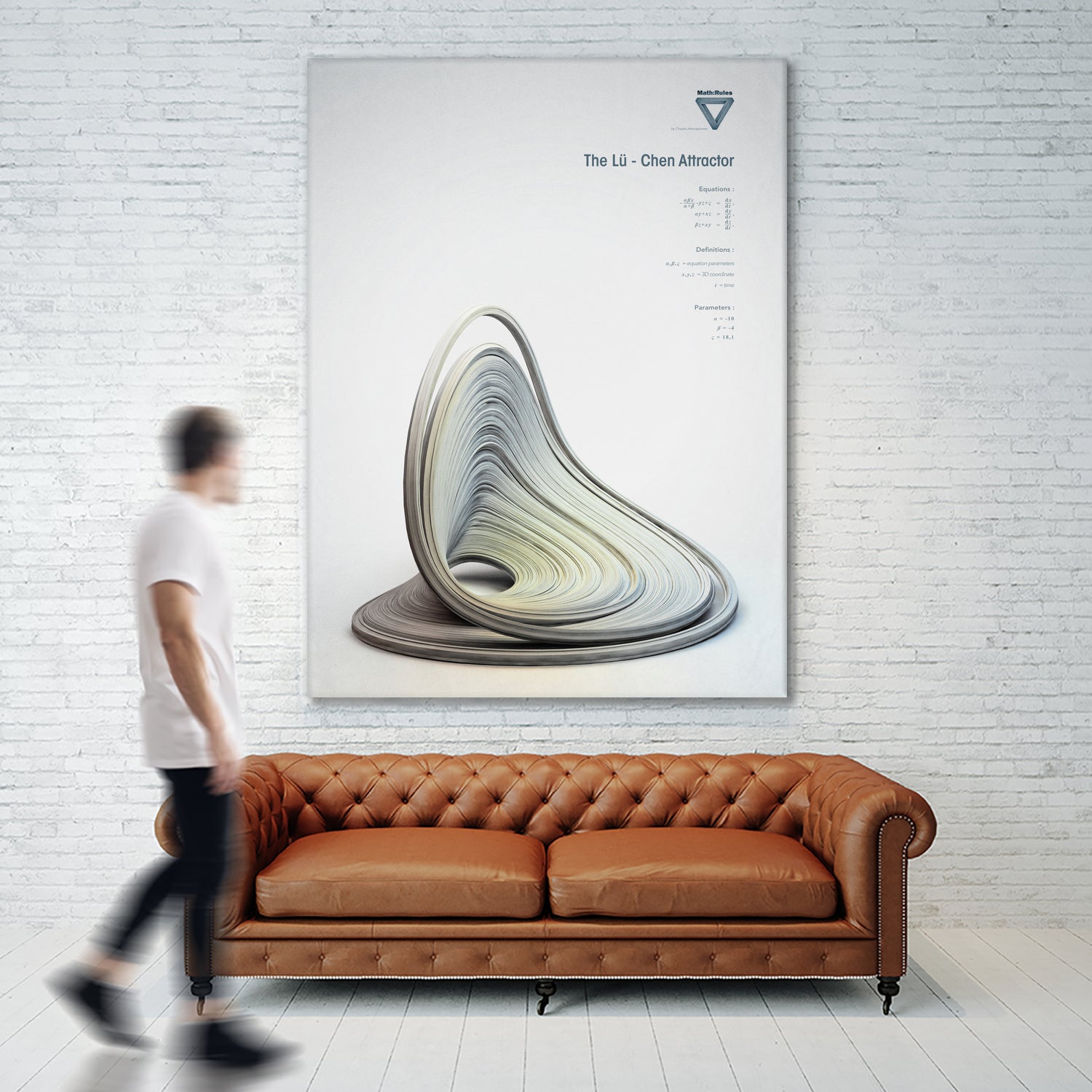 The Lü-Chen Attractor by . Chaotic Atmospheres on GIANT ART - 3d art