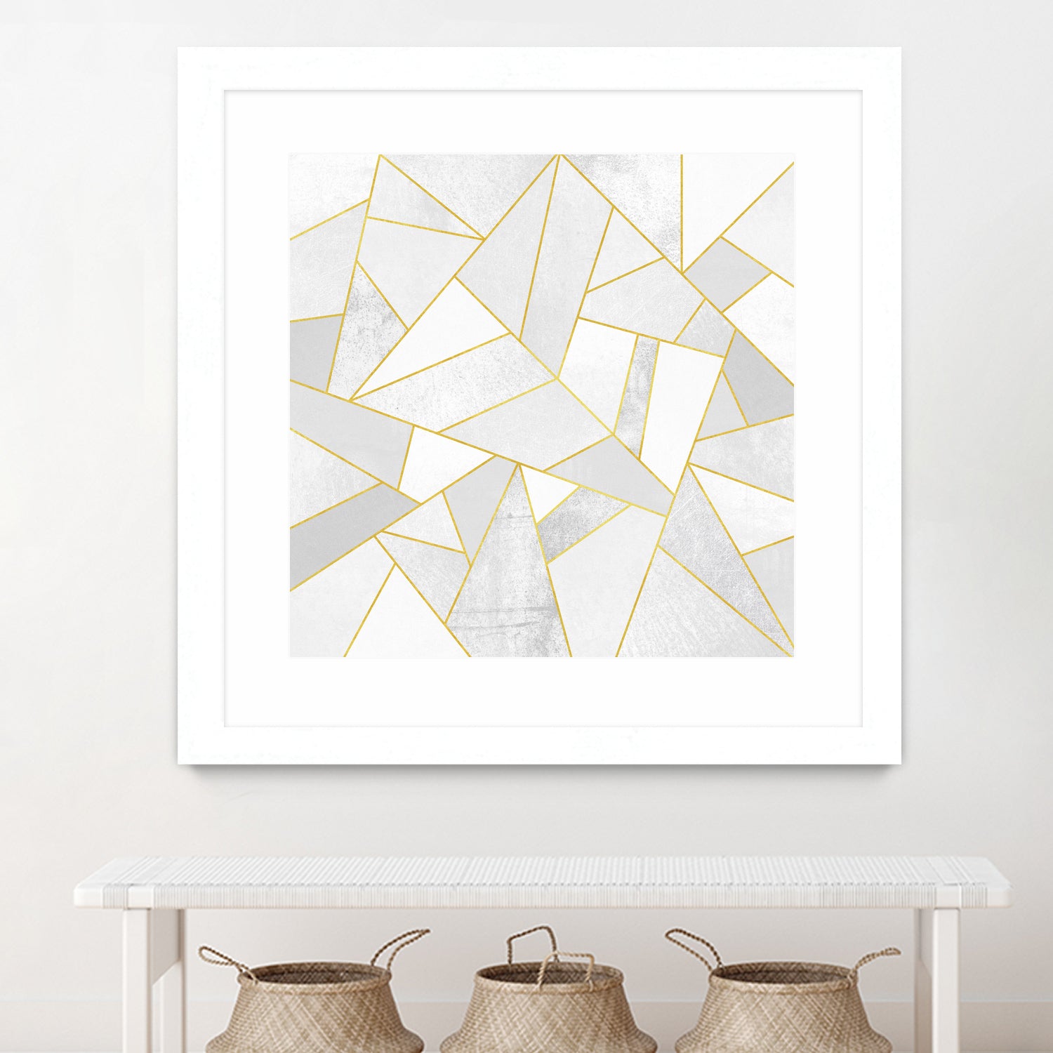 White Stone by Elisabeth Fredriksson on GIANT ART - white digital painting