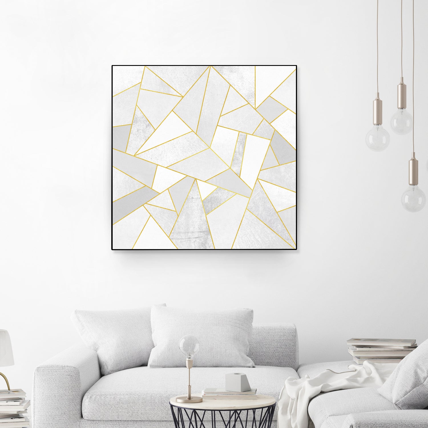 White Stone by Elisabeth Fredriksson on GIANT ART - white digital painting