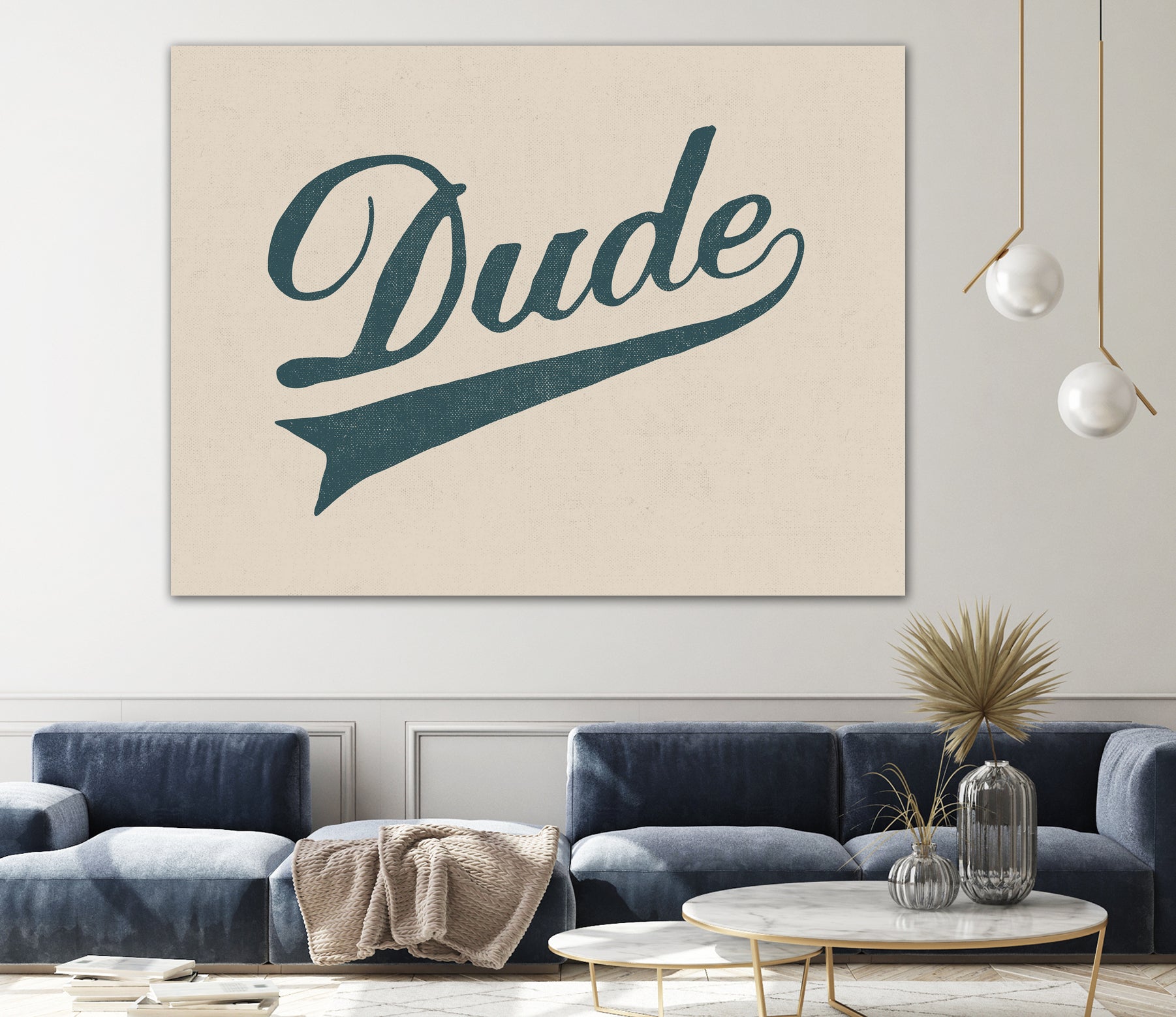 Dude by Florent Bodart on GIANT ART - brown typography