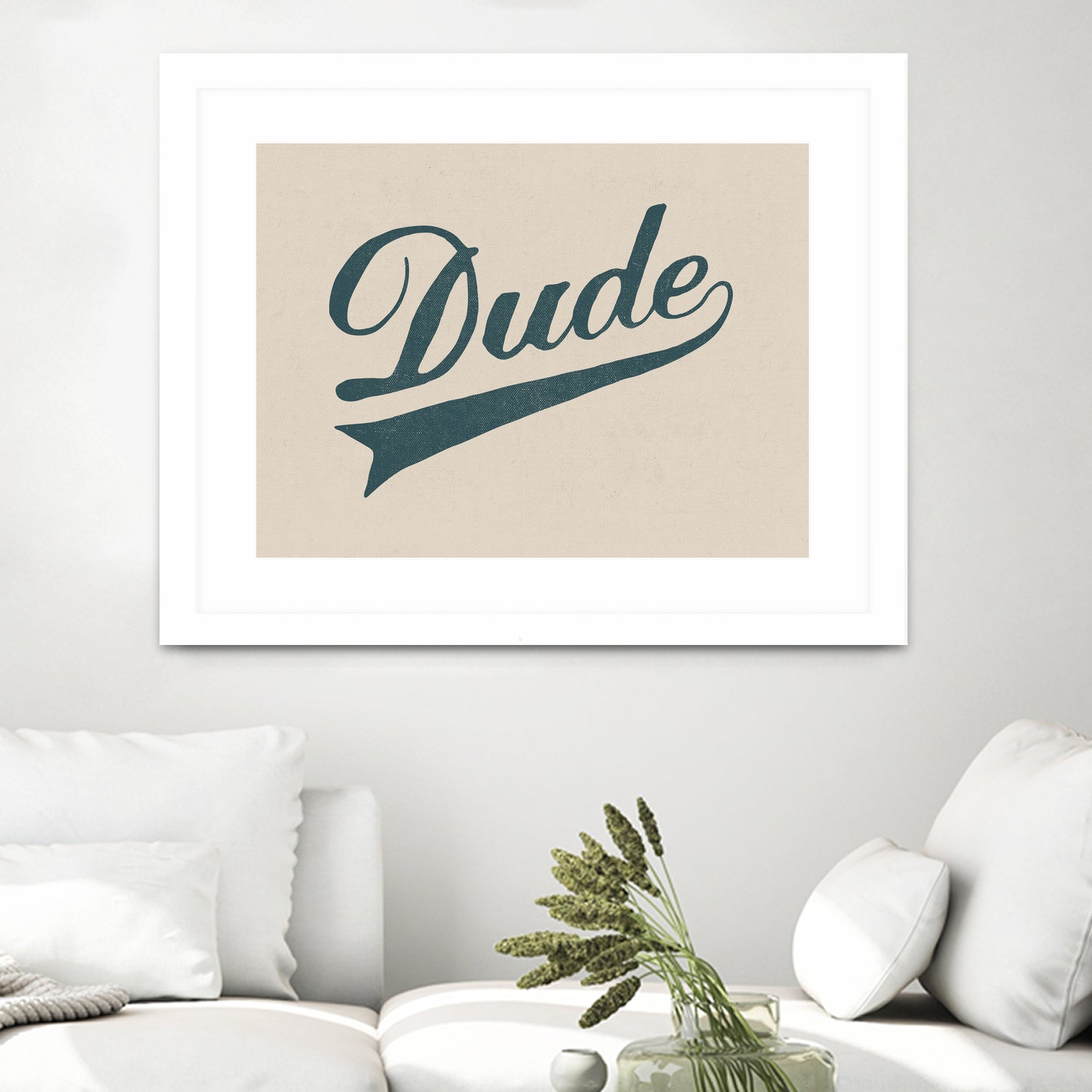 Dude by Florent Bodart on GIANT ART - brown typography