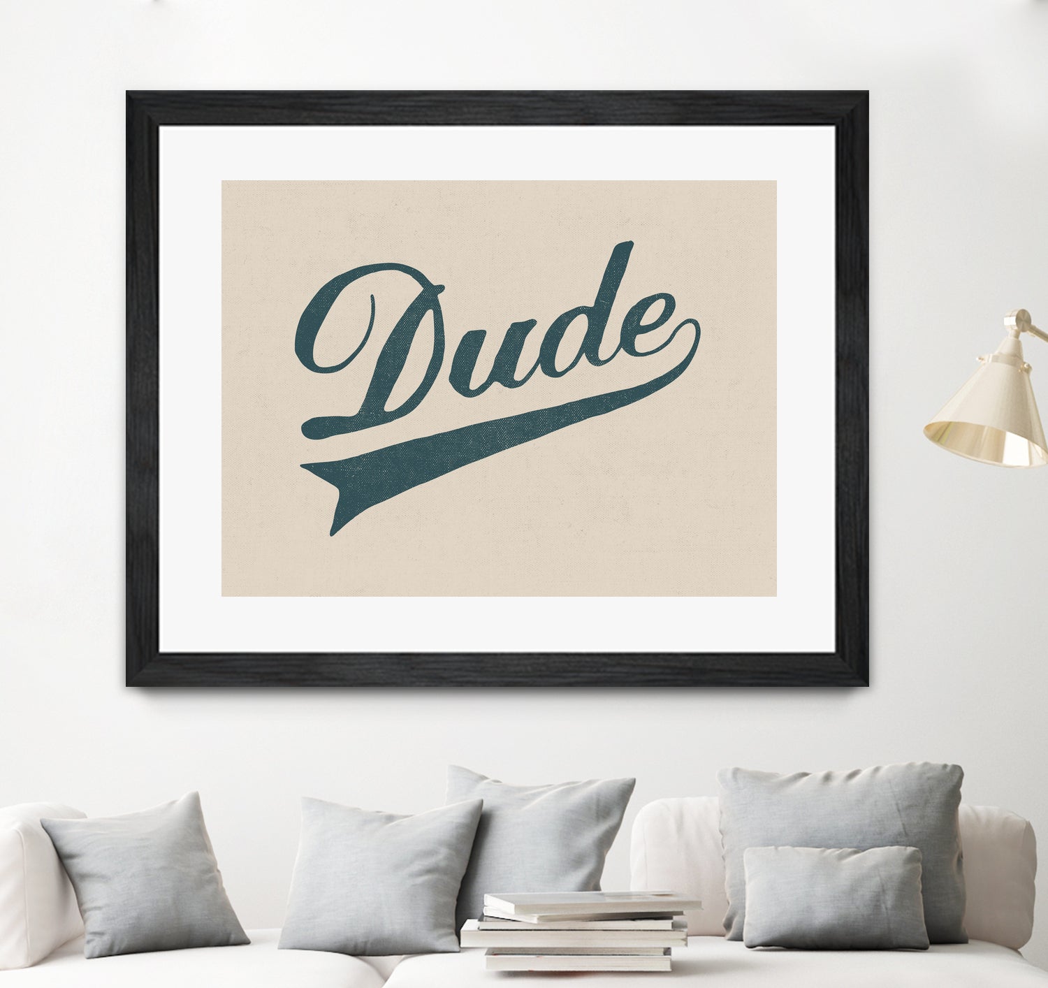 Dude by Florent Bodart on GIANT ART - brown typography