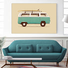 Blue Van by Florent Bodart on GIANT ART - blue digital drawing