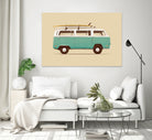 Blue Van by Florent Bodart on GIANT ART - blue digital drawing